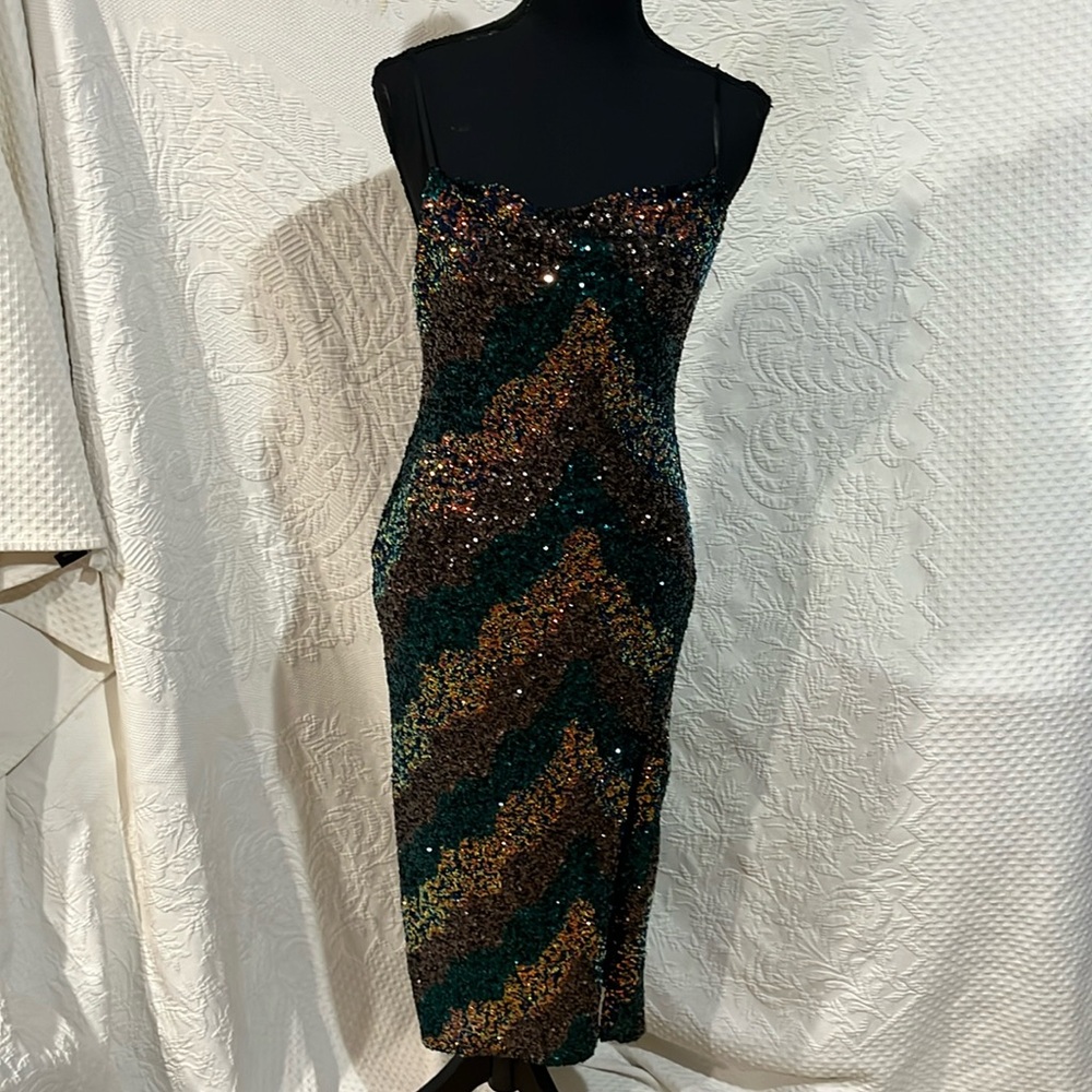 ASTR The Label sequin sunset dress, size small